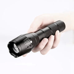 T6/L2 LED Rechargeable Flashlight with Zoom Function