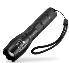 T6/L2 LED Rechargeable Flashlight with Zoom Function